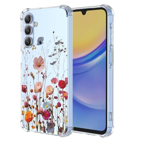 HAOFUGUI Blume Handyhülle für Samsung Galaxy A16 Blume Transparent Hülle, Mädchen Blume Design Case, Mode Ultra Dünn Transparent Schutzhülle Stoßfest TPU Bumper Clear Case-A166 HAOFUGUI Blume Handyhülle für Samsung Galaxy A16 Blume Transparent Hülle, Mädchen Blume Design Case, Mode Ultra Dünn Transparent Schutzhülle Stoßfest TPU Bumper Clear Case-A166 von HAOFUGUI