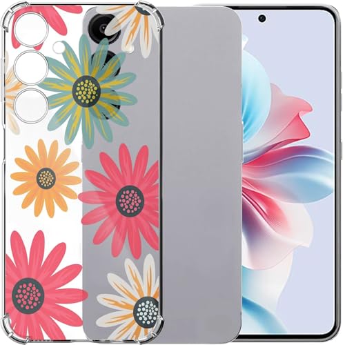 HAOFUGUI Blume Handyhülle für Samsung Galaxy S24 Blume Transparent Hülle, Mädchen Blume Design Case, Mode Ultra Dünn Transparent Schutzhülle Stoßfest TPU Bumper Clear Case-SJ504 HAOFUGUI Blume Handyhülle für Samsung Galaxy S24 Blume Transparent Hülle, Mädchen Blume Design Case, Mode Ultra Dünn Transparent Schutzhülle Stoßfest TPU Bumper Clear Case-SJ504 von HAOFUGUI