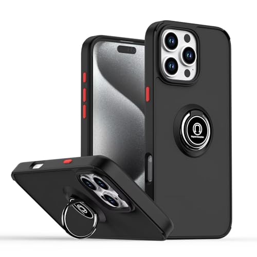 HAOFUGUI Magnetischem Hülle für Redmi K70 / K70 Pro, mit Ring Stnad, Frauen und Männer Stoßfeste TPU Bumper Phone Case Cover-Schwarz Rot HAOFUGUI Magnetischem Hülle für Redmi K70 / K70 Pro, mit Ring Stnad, Frauen und Männer Stoßfeste TPU Bumper Phone Case Cover-Schwarz Rot von HAOFUGUI