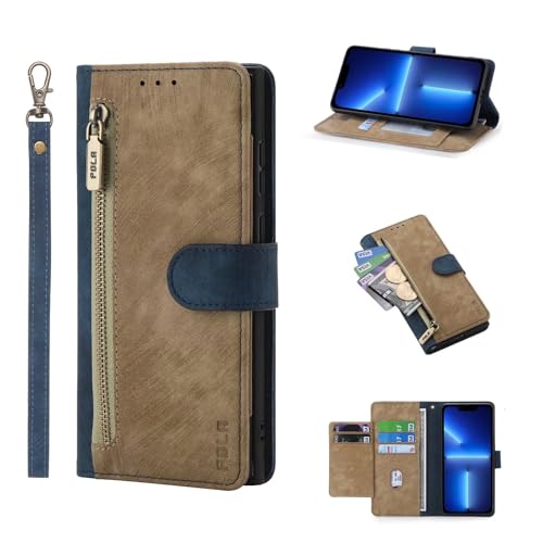 HAONANDE Brieftasche Handytasche für Motorola Moto G75 5G, Leder Flip Folio Magnetisch Klapphülle mit 6 Kartenfach, Stand, FRID-Schutz, Handschlaufe, Stoßfest Schutzhülle Gelb HAONANDE Brieftasche Handytasche für Motorola Moto G75 5G, Leder Flip Folio Magnetisch Klapphülle mit 6 Kartenfach, Stand, FRID-Schutz, Handschlaufe, Stoßfest Schutzhülle Gelb von HAONANDE