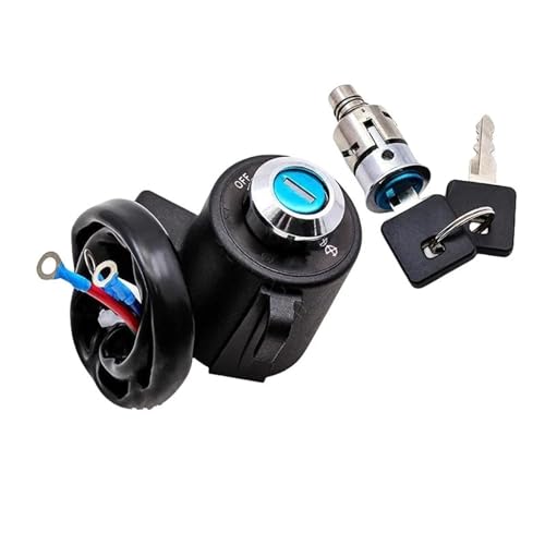 Zündschloss Motorrad Für Sportster 883 XL 883 Custom Roadster Super Low 1995-2003 Motorrad Zündschloss Schloss Tankdeckel Schloss Zündschalter Motorrad(Ignition Switch) von HAOTE