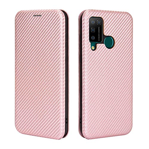 HAOTIAN Hülle für DOOGEE N20 Pro (2020) Handyhülle Brieftasche, Schutzhülle mit Kartensteckplätzen Anti-Scratch PC Panel + Stoßfeste TPU Innenschutzabdeckung + Ring Halterungen. Rose von HAOTIAN