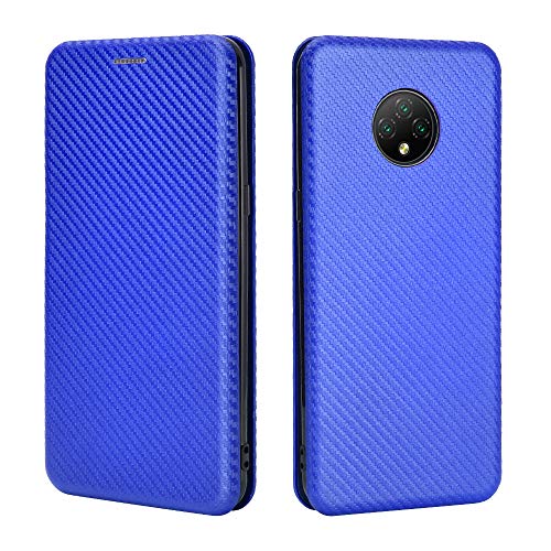 HAOTIAN Hülle für DOOGEE X95 (2020) Handyhülle Brieftasche, Schutzhülle mit Kartensteckplätzen Anti-Scratch PC Panel + Stoßfeste TPU Innenschutzabdeckung + Ring Halterungen. Blau von HAOTIAN
