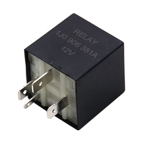 Auto Motor Stromversorgung Verdrahtung Verteilung ECU Kraftstoffpumpe Relais 12V 4 Pin #109 Für VW Audi Seat Skoda 1J0906381A 1008300003 von HAOTOM