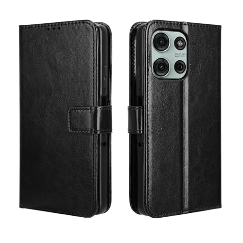 HAOYE Hülle für Motorola Moto G75 5G, Handyhülle Flip Brieftasche Schutzhülle, Premium TPU/PU Leder Case Cover mit Ständer Funktion & Kartenfach & Magnetic. Schwarz HAOYE Hülle für Motorola Moto G75 5G, Handyhülle Flip Brieftasche Schutzhülle, Premium TPU/PU Leder Case Cover mit Ständer Funktion & Kartenfach & Magnetic. Schwarz von HAOYE