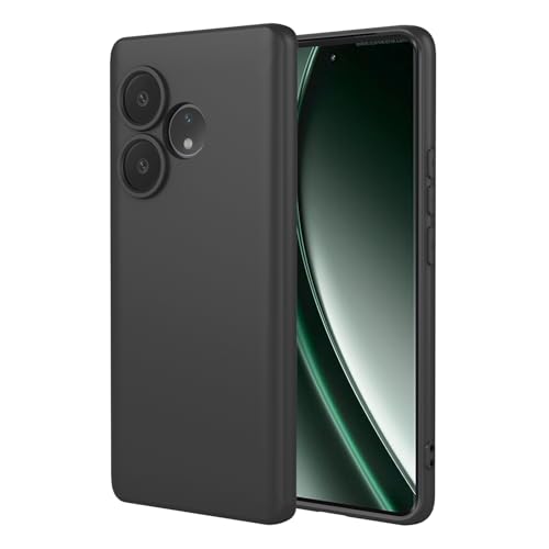HAOYE Hülle für Realme GT 6 / Realme GT 6T, Premium Qualität Ultradünn Weiche TPU Handyhülle mit Stoffauskleidung, Silikon Schock-Absorption Schutzhülle. Schwarz HAOYE Hülle für Realme GT 6 / Realme GT 6T, Premium Qualität Ultradünn Weiche TPU Handyhülle mit Stoffauskleidung, Silikon Schock-Absorption Schutzhülle. Schwarz von HAOYE