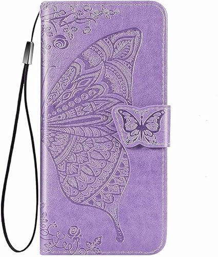 HAOYE Hülle für Xiaomi Poco X7 Pro 5G, Schmetterling PU/TPU Leder Magnetische Flip Handyhülle mit Kartensteckplätzen/Standfunktion, Anti-Rutsch Schutzhülle. Helles Lila HAOYE Hülle für Xiaomi Poco X7 Pro 5G, Schmetterling PU/TPU Leder Magnetische Flip Handyhülle mit Kartensteckplätzen/Standfunktion, Anti-Rutsch Schutzhülle. Helles Lila von HAOYE