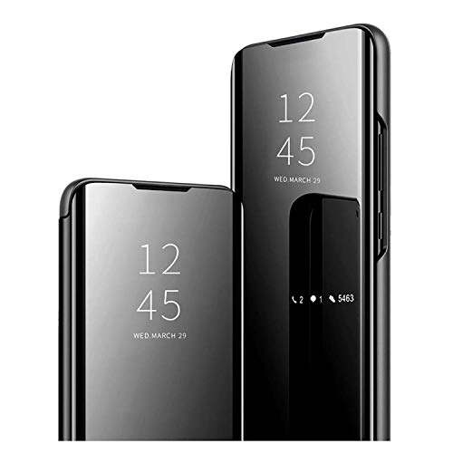 HAOYE Hülle für Xiaomi Redmi Note 14 Pro+ Plus 5G, Spiegel Smart View Handyhülle PC/PU Premium Leder Flip Case Cover, Stand Mirror Schutzhülle mit Klappbarer Ständer. Schwarz HAOYE Hülle für Xiaomi Redmi Note 14 Pro+ Plus 5G, Spiegel Smart View Handyhülle PC/PU Premium Leder Flip Case Cover, Stand Mirror Schutzhülle mit Klappbarer Ständer. Schwarz von HAOYE