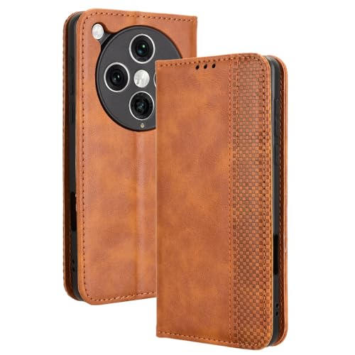 HAOYE Leder Hülle für Oppo Find X8 Pro, Premium PU/TPU Folio Schutzhülle Handyhülle, Flip Case Cover Klapphülle mit Standfunktion & Kartensteckplätzen, Brown HAOYE Leder Hülle für Oppo Find X8 Pro, Premium PU/TPU Folio Schutzhülle Handyhülle, Flip Case Cover Klapphülle mit Standfunktion & Kartensteckplätzen, Brown von HAOYE