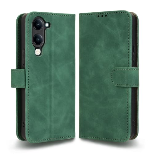 HAOYE Lederhülle für VIVO Y29s 5G Hülle, Handyhülle Premium TPU/PU Schutzhülle Flip-Case mit Standfunktion, Kartenfach und Magnetverschluss, Grün HAOYE Lederhülle für VIVO Y29s 5G Hülle, Handyhülle Premium TPU/PU Schutzhülle Flip-Case mit Standfunktion, Kartenfach und Magnetverschluss, Grün von HAOYE