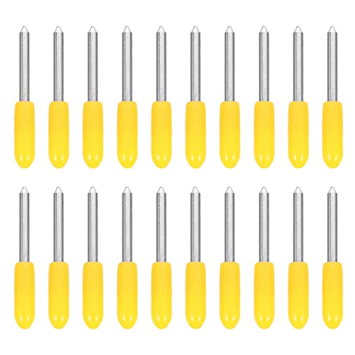 HAPINARY 1 Nadel Der Graviermaschine Allzweckmesser Aufkleberschneider Papierschneider Druckerschneider Vinyl-schneidklingen Schneidemaschine Planke Brief Yellow Wolfram Stahl von HAPINARY