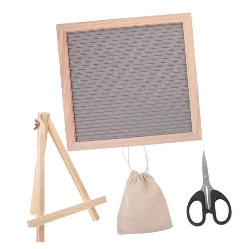 HAPINARY 1 Set Buchstabentafel Buchstabentafeln Dekorative Memotafel Holzrahmen Nachrichtentafel DIY Memotafel Memotafeln DIY Brieftafel Home Nachrichtentafel Filz Brieftafel DIY Tafel von HAPINARY