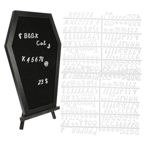 HAPINARY 1 Set Sargform Nachrichtentafel Nachrichtentafeln Haushaltsnachrichtentafel Brieftafel Für Halloween Haushalts Memotafel Desktop Memotafel DIY Buchstabenmassagetafel DIY Tafel von HAPINARY