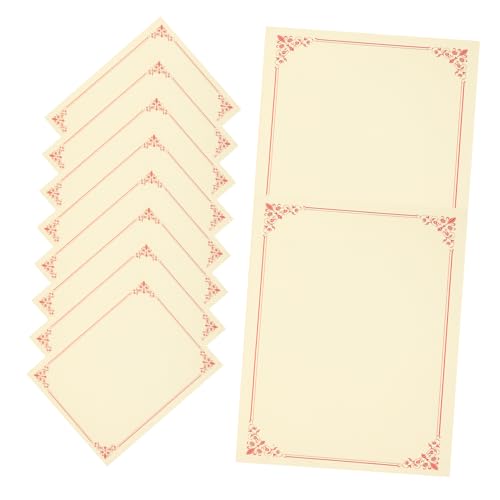 HAPINARY 10 Stück Schulzeugnispapier, Innenpapier Für Zeugnis, Ehrenurkunde, Blankopapier, Dekoratives Innenpapier, Diplom Zertifikatpapier, Urkundenpapier Zum Drucken HAPINARY 10 Stück Schulzeugnispapier, Innenpapier Für Zeugnis, Ehrenurkunde, Blankopapier, Dekoratives Innenpapier, Diplom Zertifikatpapier, Urkundenpapier Zum Drucken von HAPINARY