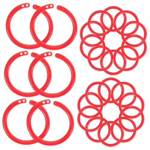 HAPINARY 100 Stück Schnallen Bindeglieder Mit Loser Länge Für Dokumente, Bindeklammern Für Lose Blätter, Zu Öffnende Binderringe, Buchringe, Plastikringe Für Lose Blätter, DIY Binderringe, HAPINARY 100 Stück Schnallen Bindeglieder Mit Loser Länge Für Dokumente, Bindeklammern Für Lose Blätter, Zu Öffnende Binderringe, Buchringe, Plastikringe Für Lose Blätter, DIY Binderringe, von HAPINARY