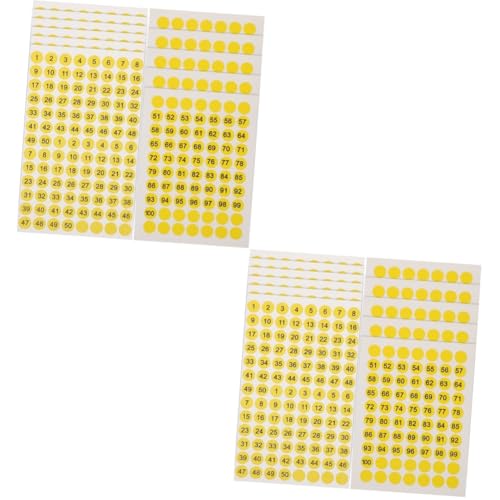 HAPINARY 20 Blatt Runde Zahlenaufkleber Identifikationsetiketten Nummerierte Aufkleber Nummernaufkleber Nummernaufkleber 1 50 Runde Digitale Aufkleber Nummernetiketten Aufkleber Aufkleber von HAPINARY