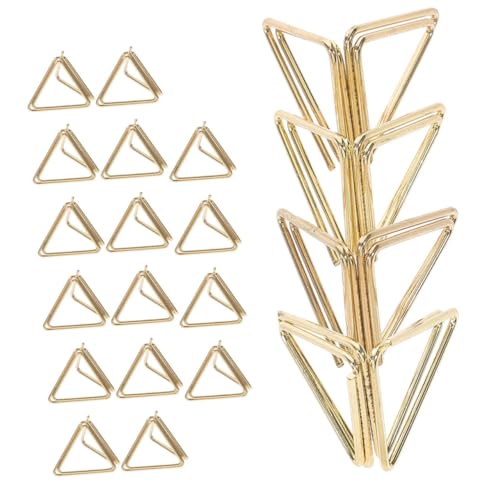 HAPINARY 20 Stück Notizordner, Dreieckige Form, Tischkartenhalter, Büroklammern, Kleiner Fotokartenhalter, Mini Büroklammern, Memo Clip Halter, Büroklammer Memohalter, Kleiner HAPINARY 20 Stück Notizordner, Dreieckige Form, Tischkartenhalter, Büroklammern, Kleiner Fotokartenhalter, Mini Büroklammern, Memo Clip Halter, Büroklammer Memohalter, Kleiner von HAPINARY