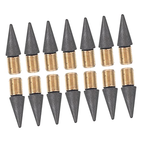 HAPINARY 25 Stück Bleistiftkopf Forever Pen Refills Tintenlose Stift Ersatzminen Forever Pencil Ersatzspitze Everlasting Pencil Ersatzspitze Tintenlose Stiftspitze Forever Pen Spitze von HAPINARY