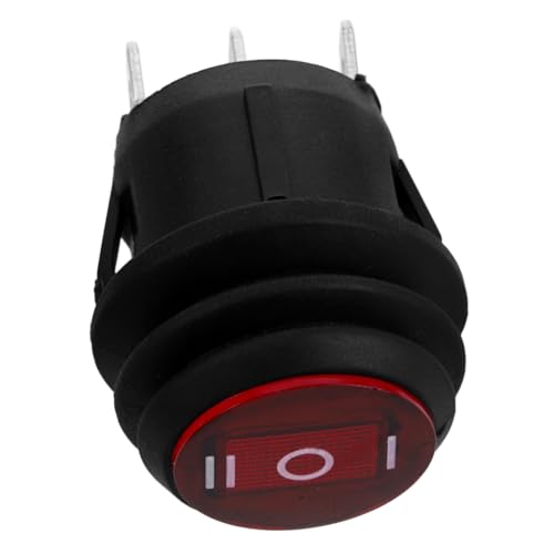 HAPINARY 3 Poliger Wippschalter AC 6A/250V Wasserdichter SPDT Schalter Für Auto Boot Und Haushalt Ideal Für Unterputzmontage Und Kabelverbinder Im Außenbereich von HAPINARY