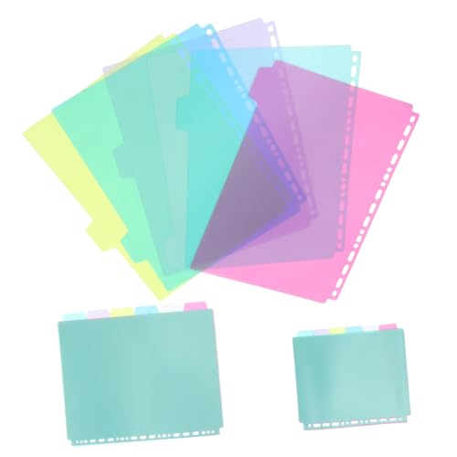 HAPINARY 3 Sets Ordner Trennblätter, Trennblätter, Register Für Lose Blatt Notizbücher, Notizbuch Trennblätter, Ordner Seiten Trennblätter, Kunststoff Ordner Register Trennblätter, Ordner HAPINARY 3 Sets Ordner Trennblätter, Trennblätter, Register Für Lose Blatt Notizbücher, Notizbuch Trennblätter, Ordner Seiten Trennblätter, Kunststoff Ordner Register Trennblätter, Ordner von HAPINARY