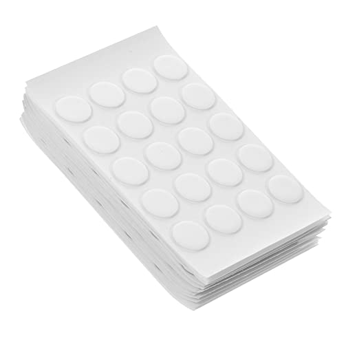 HAPINARY 300 Stück Doppelseitiges Klebeband, Doppelseitiges Klebeband, Transparente Aufkleber, Keine Spuren, Klebeaufkleber, Doppelseitiger Aufkleber, Doppelseitige Klebepunkte, von HAPINARY