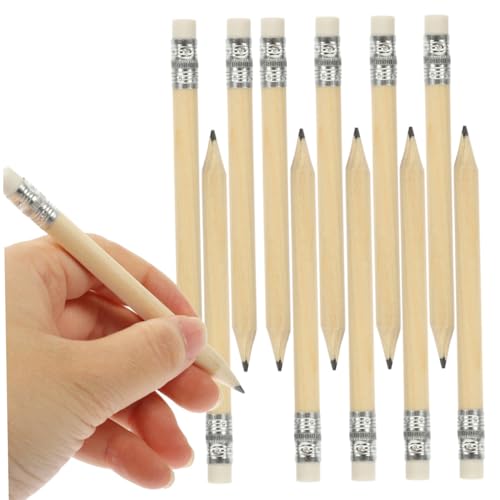 HAPINARY 35 Stück Mini Bleistift Skizzieren Bleistifte Für Erwachsene Bleistifte Für Kleine Stifte Bleistift Golf Radiergummi Hochzeit Klein Graphit Mindest Bulk-bleistifte Hölzern von HAPINARY