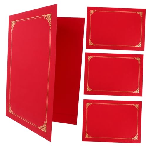 HAPINARY 4 Stück Papier Auszeichnungshalter, Papier Dokumentenhalter, Urkunden Auszeichnungshülle, Urkunden Schutzhülle, Urkundenhalter, Berichtshülle, Urkunden Dekorhülle, HAPINARY 4 Stück Papier Auszeichnungshalter, Papier Dokumentenhalter, Urkunden Auszeichnungshülle, Urkunden Schutzhülle, Urkundenhalter, Berichtshülle, Urkunden Dekorhülle, von HAPINARY