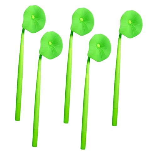 HAPINARY 5 Stück Lotusblatt Gelstifte, Schreibstifte Für Schüler, Schreibpreis, Schüler Schreibstift, Schulzubehör, Schulschreibwaren, Mal Schreibstifte, Zeichenstifte, Süßer Stift von HAPINARY