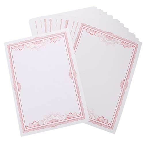 HAPINARY 50 Blatt Ehrenurkunde Innenseite Blanko Zertifikate Papier Briefpapier Bedruckbares Zertifikatspapier Blanko Diplompapier Diplom Zertifikatspapier Spezialmaterialpapier HAPINARY 50 Blatt Ehrenurkunde Innenseite Blanko Zertifikate Papier Briefpapier Bedruckbares Zertifikatspapier Blanko Diplompapier Diplom Zertifikatspapier Spezialmaterialpapier von HAPINARY