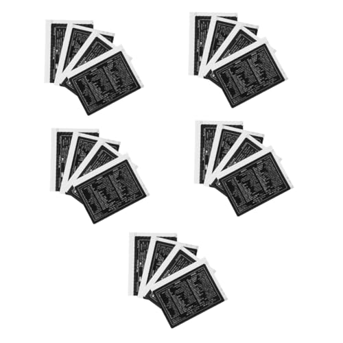 HAPINARY 5sets Laptop Aufkleber Set Adhesive Vinyl Aufkleber Computer Aufkleber Für Tastatur Laptop Versorgung 4blätter * 5 von HAPINARY