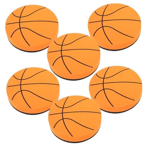 HAPINARY 6 Stück Whiteboard Radierer, Whiteboard Reiniger, Radiergummi Für Whiteboards, Fußball, Magnetische Whiteboard Trockenradierer Für Whiteboards, Kleiner Trockenradierer, Kleiner von HAPINARY