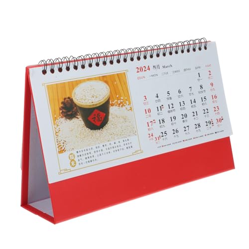 HAPINARY Jahr Des Drachen Tischkalender Chinesischer Neujahrs Tischkalender Chinesischer Mondkalender Chinesischer Neujahrskalender Chinesischer Papierkalender Spiral Tischkalender HAPINARY Jahr Des Drachen Tischkalender Chinesischer Neujahrs Tischkalender Chinesischer Mondkalender Chinesischer Neujahrskalender Chinesischer Papierkalender Spiral Tischkalender von HAPINARY