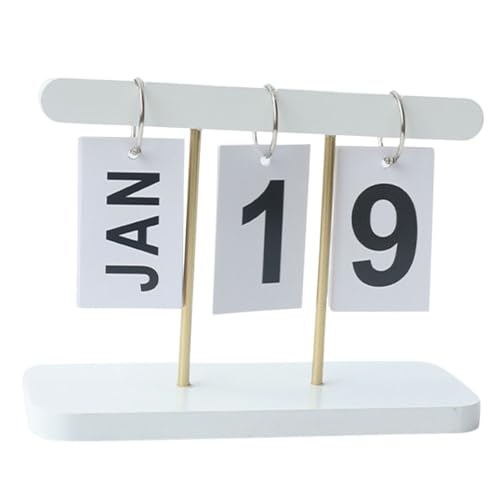 HAPINARY Kalender, Kreativer Kalender, Schreibtischkalender, Rustikales, Stehkalender, Dekorativer Schreibtischkalender, Bauernhaus Schreibtischzubehör, Bürokalender, Haushaltskalender von HAPINARY
