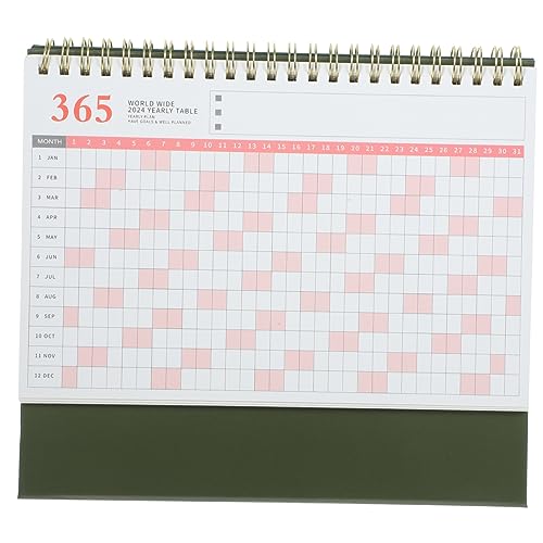 HAPINARY Kreative Kalenderornamente Dekorativer Tischkalender Mini Tischkalender Bürobedarf Monatskalender Haushaltsbedarf Kalender Tischdekoration Büro Standkalender Desktop Kalender von HAPINARY