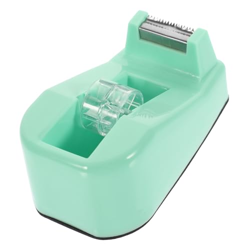 HAPINARY Macaron Farbe Kleiner Klebebandhalter Farbe Desktop Büro Klebebandmaschine Verpackungsschneider (Mintgrün) Desktop Klebebandspender Klebebandspender Für Den Schreibtisch von HAPINARY
