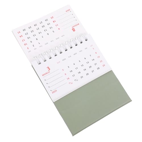 HAPINARY Mini Tischkalender Kleiner Tischkalender 2025 Standkalender 2025 Tischkalender Büro Tischkalender Desktop Kalender Haushalts Tischkalender Haushalts Monatskalender Kalender von HAPINARY