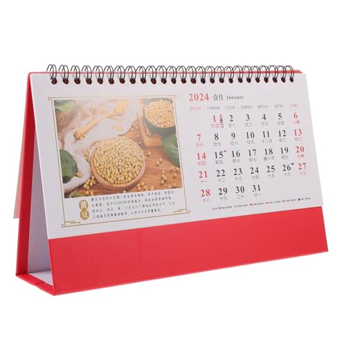 HAPINARY Tischkalender Ornamente, Chinesischer Kalender, Stehender Flip Kalender, Täglicher Tischkalender, Dekorativer Monatskalender, Chinesischer Kalender, Home Office Kalender, HAPINARY Tischkalender Ornamente, Chinesischer Kalender, Stehender Flip Kalender, Täglicher Tischkalender, Dekorativer Monatskalender, Chinesischer Kalender, Home Office Kalender, von HAPINARY