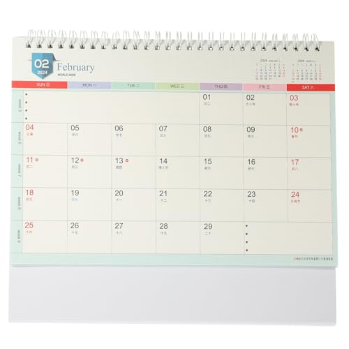 HAPINARY Tischkalender Ornamente Bürobedarf Tischmonatskalender Haushalts Tischkalender Bürozubehör Desktop Monatskalender Zarter Standkalender Büro Standkalender HAPINARY Tischkalender Ornamente Bürobedarf Tischmonatskalender Haushalts Tischkalender Bürozubehör Desktop Monatskalender Zarter Standkalender Büro Standkalender von HAPINARY