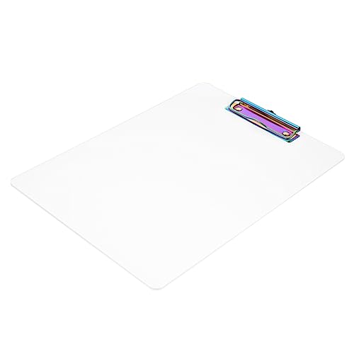 HAPINARY Transparenter Ordner, A4 Zwischenablage, Zwischenablage Zum Organisieren Von Dateien, Zwischenablage Aus Acryl, Schreibtafel Für Büros, Schreibblock Aus Acryl, Transparente von HAPINARY