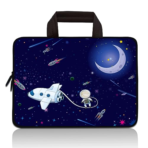 HAPLIVES Universal 7~9 inch Kids Tablet Portable Neoprene Zipper Carrying Sleeve Case Bag Fits 7" 8" 8.5" 8.9" 9" iPad Mini 5 4 3 2 1, Galaxy Tab A 8.0 (Abstract Watercolor) von HAPLIVES