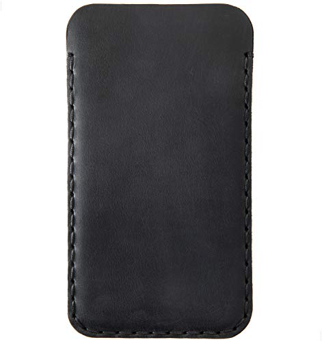 Leder Tasche für Samsung Galaxy (Schwarz, S25 Ultra) von HAPPER STUDIO