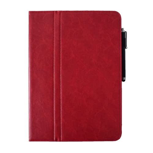 HAPPYA PU Leder Stand Case für 2012 Samsung Galaxy Note 10.1 GT N8000 Tablet Cover N8010 N8013 N8020 Folio Flip Book Case (Color : Red, Size : GT-N8000 N8010) von HAPPYA