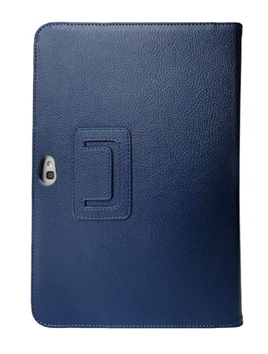 HAPPYA Tasche für Samsung Galaxy Note 10.1'' 2012 Release Tablet GT-N8000 N8000 N8010 N8020 PU Leder Magnet Flip Stand Cover (Color : N8000 Deep Blue) von HAPPYA