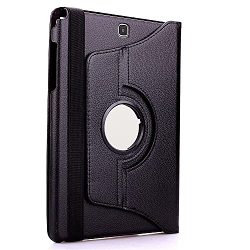 Hülle für Samsung Galaxy Tab Note Pro 12.2 Zoll P900 P901 P905 T900 Tablet Hülle 360 Drehbare Halterung Flip Stand Leder Hülle (Color : for 360 Black) von HAPPYA