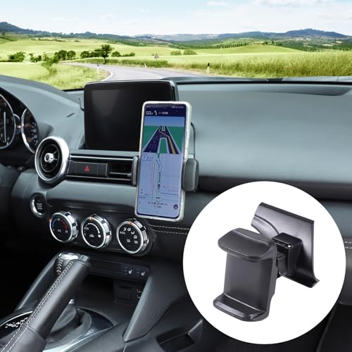 HAPPYHORSE Kfz-Handyhalterung, kompatibel mit Mazda MX-5 ND 2016–2024, zentrale Steuerung, Lüftungsschlitz, KFZ-Handyhalterung, Zubehör (Stil A) von HAPPYHORSE