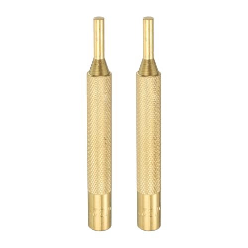HARFINGTON Messingstanzer 5/32 Zoll, nicht beschädigend, rutschfest, zylindrische Ausrichtungsstanzer für Uhrenreparatur, Schmuckhandwerk, 2 Stück HARFINGTON Messingstanzer 5/32 Zoll, nicht beschädigend, rutschfest, zylindrische Ausrichtungsstanzer für Uhrenreparatur, Schmuckhandwerk, 2 Stück von HARFINGTON