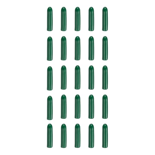 HARFINGTON Runde Gummi-Endkappen, 2 mm, ID-Bolzenabdeckungen, Kappen aus Vinyl, Gummi, flexibler Schraubgewindeschutz für Metallrohr-Stangenschrauben, Dunkelgrün, 100 Stück HARFINGTON Runde Gummi-Endkappen, 2 mm, ID-Bolzenabdeckungen, Kappen aus Vinyl, Gummi, flexibler Schraubgewindeschutz für Metallrohr-Stangenschrauben, Dunkelgrün, 100 Stück von HARFINGTON