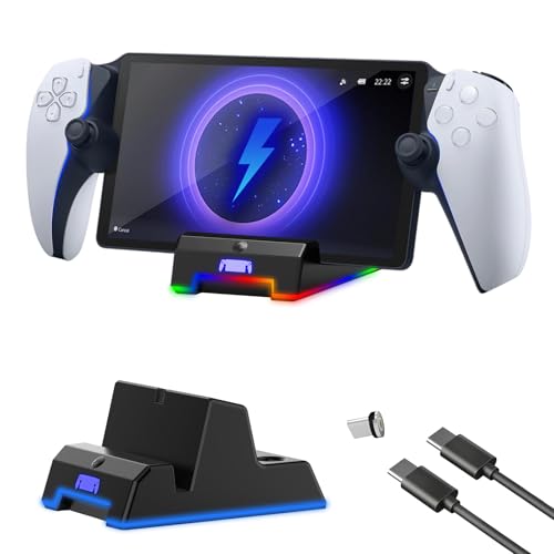 Ladestation für PS Portal Remote Player, Ständer für PS Portal, Ladegerät Zubehör kompatibel mit Play Station Portal Adapter Ladestation für PS Portal Remote Player, Ständer für PS Portal, Ladegerät Zubehör kompatibel mit Play Station Portal Adapter von HARIKIKI