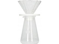 Hario Hario - Cha Cha Drip Bouquet 02 Weiß + Server + Filter Hario Hario - Cha Cha Drip Bouquet 02 Weiß + Server + Filter von HARIO