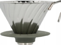 Hario Hario - Metal Drip V60-02 Outdoor silber mit Silikonboden Hario Hario - Metal Drip V60-02 Outdoor silber mit Silikonboden von HARIO